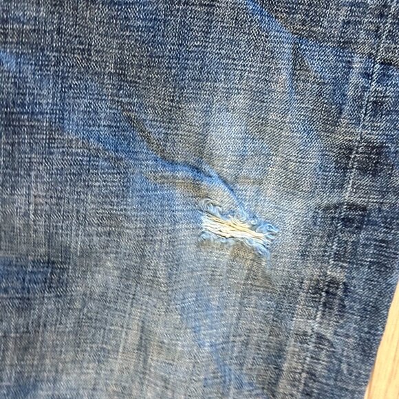 Levis Jean 501 Button Fly Mens Straight Legs Blue Med Wash Size 36/30 *Read - Picture 12 of 12